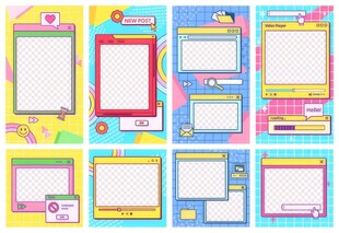 潮流卡通WEB浏览器模板