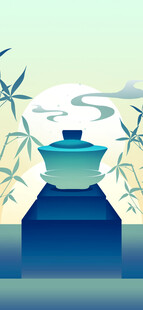 茶背景