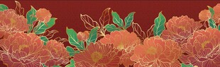 矢量奢华花朵底纹背景素材