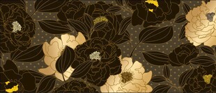矢量奢华花朵底纹背景素材