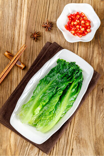白灼生菜