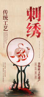 非遗市集海报 