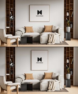 高级装饰画样机