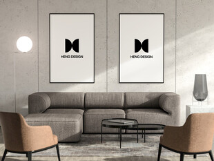 高级装饰画样机