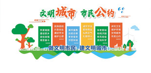 文明城市文化墙