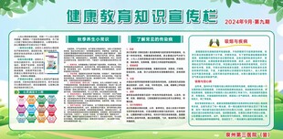 健康宣传公示栏