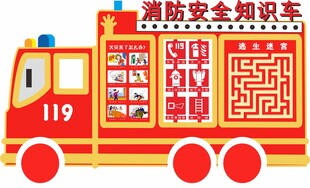 消防车  消防宣传
