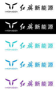 红旗新能源LOGO