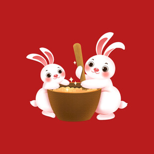 中秋月兔月饼