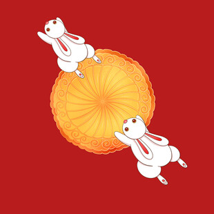 中秋月兔月饼 