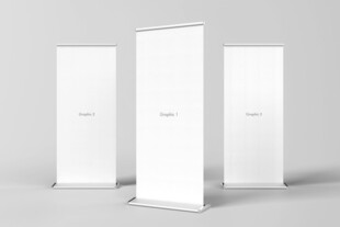 品牌展架广告商务模型样机