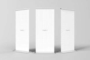 品牌展架广告商务模型样机
