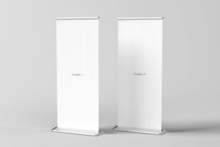 品牌展架广告商务模型样机