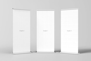 品牌展架广告商务模型样机