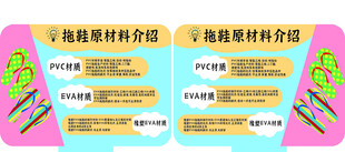 拖鞋超市立牌