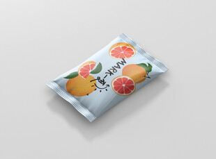 小包湿巾图案样机