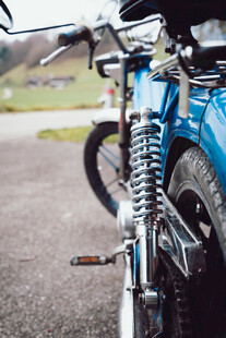 越野摩托车特写