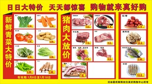 果疏肉类海报
