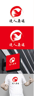 鸽子店标识设计