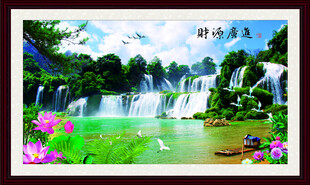 财源广进风景画