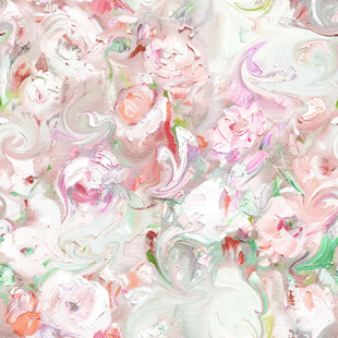 油画花