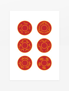 圆形边框
