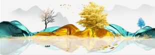 新中式山水画