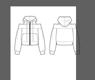 服装款式矢量图