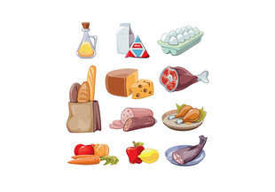 食物插画 