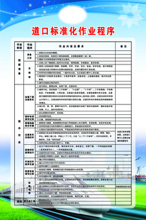 标准化作业程序