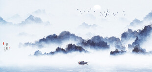 中国山水风景画