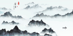 中国山水风景画