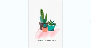 植物花卉水彩装饰画