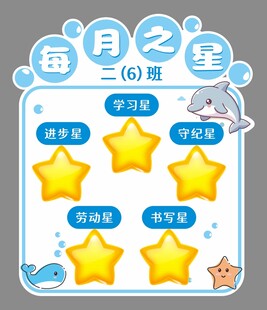 每月之星 荣誉榜