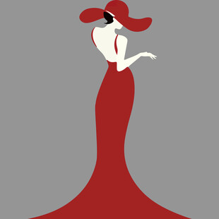 美女剪影