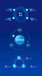 科技感图文框素材