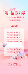女神节易拉宝