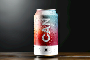 高级易拉罐样机