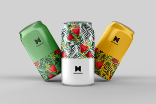 高级易拉罐样机