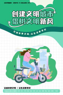 文明城市海报
