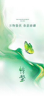 惊蛰节气海报