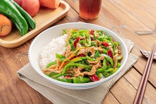 青椒炒肉