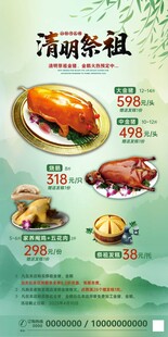 清明金猪海报