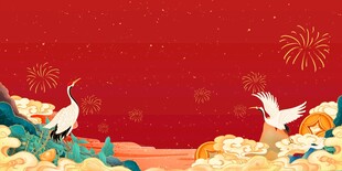 红色展板图片