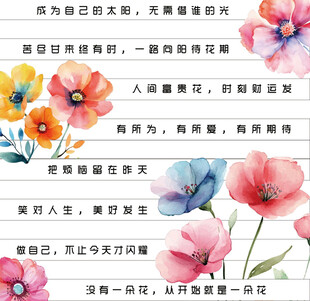 春日鲜花打卡点地贴