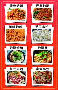 餐饮展板