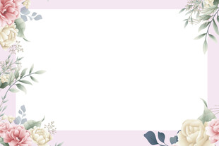 花卉边框