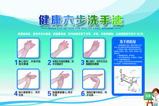 六步洗手法