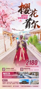 韩国樱花首尔旅游