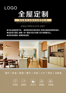 全屋定制海报